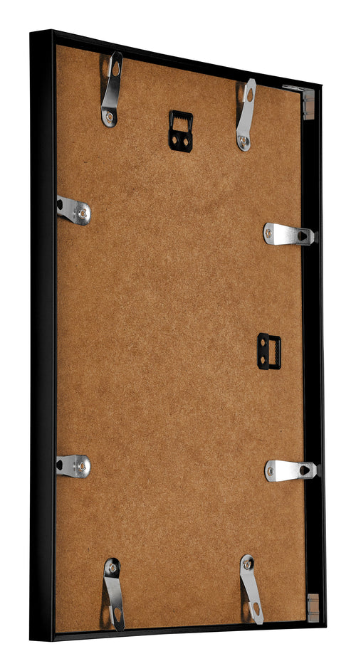 Austin Aluminium Bilderrahmen 18x24cm Schwarz Hochglanz Ruckseite Schrag | Yourdecoration.de