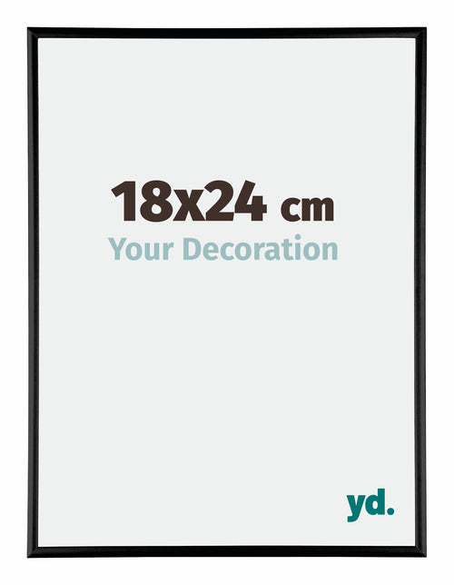 Austin Aluminium Bilderrahmen 18x24cm Schwarz Hochglanz Vorne Messe | Yourdecoration.de