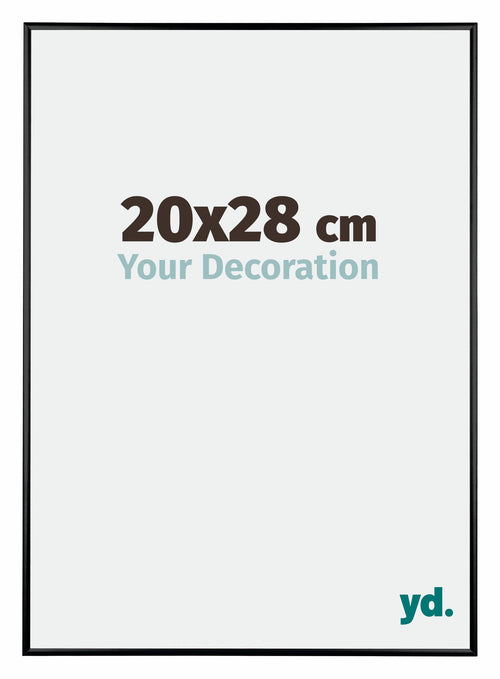 Austin Aluminium Bilderrahmen 20x28cm Schwarz Hochglanz Vorne Messe | Yourdecoration.de