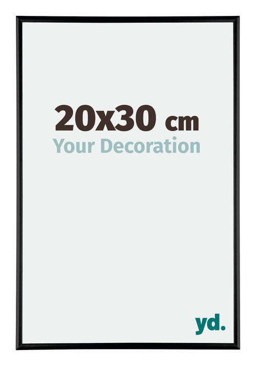 Austin Aluminium Bilderrahmen 20x30cm Schwarz Hochglanz Vorne Messe | Yourdecoration.de
