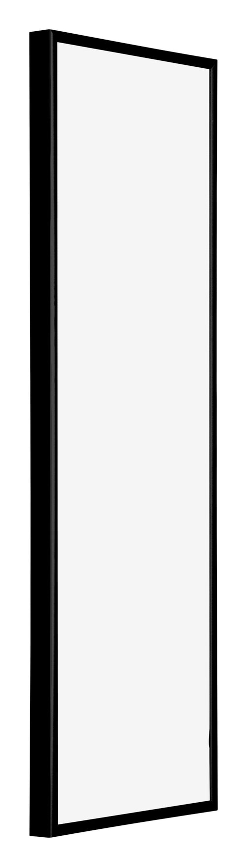Austin Aluminium Bilderrahmen 20x60cm Schwarz Hochglanz Vorne Schrag | Yourdecoration.de