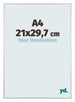 Austin Aluminium Bilderrahmen 21x29 7cm A4 Silber Matt Vorne Messe | Yourdecoration.de