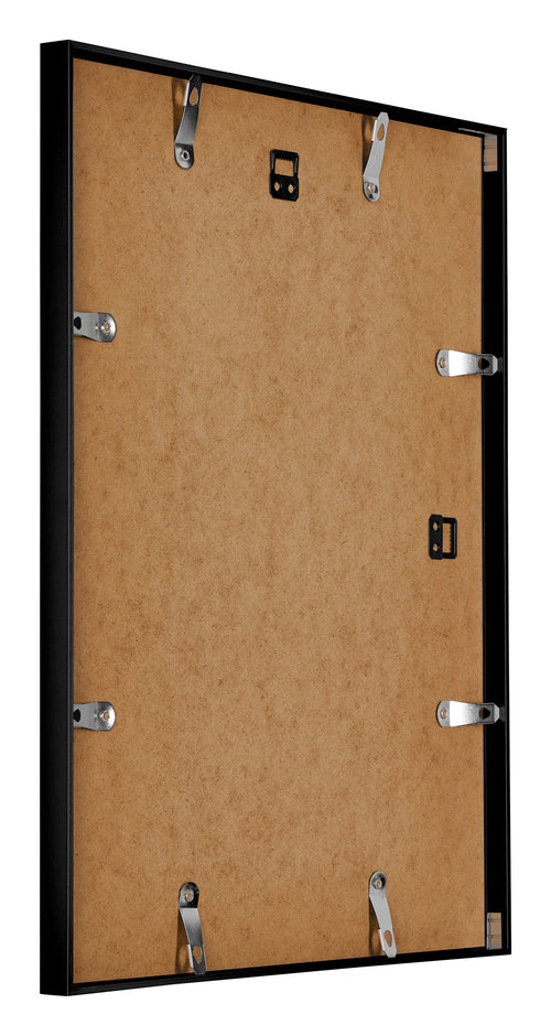 Austin Aluminium Bilderrahmen 24x30cm Schwarz Hochglanz Ruckseite Schrag | Yourdecoration.de