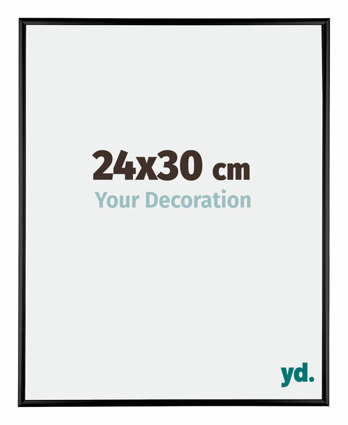 Austin Aluminium Bilderrahmen 24x30cm Schwarz Hochglanz Vorne Messe | Yourdecoration.de