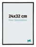 Austin Aluminium Bilderrahmen 24x32cm Schwarz Hochglanz Vorne Messe | Yourdecoration.de