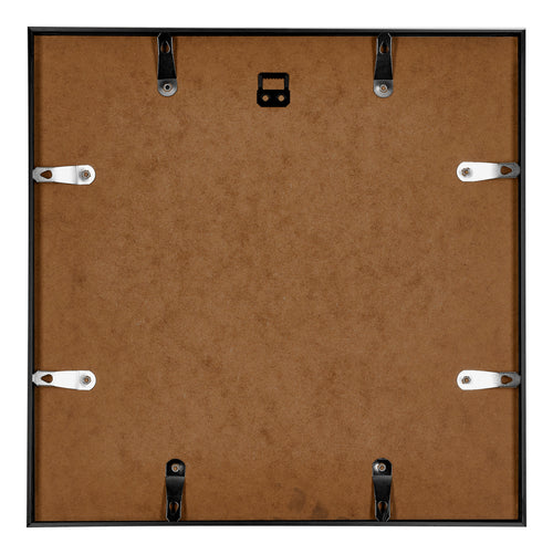 Austin Aluminium Bilderrahmen 25x25cm Schwarz Hochglanz Ruckseite | Yourdecoration.de