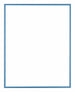 Austin Aluminium Bilderrahmen 28x35cm Stahl Blau Vorne | Yourdecoration.de