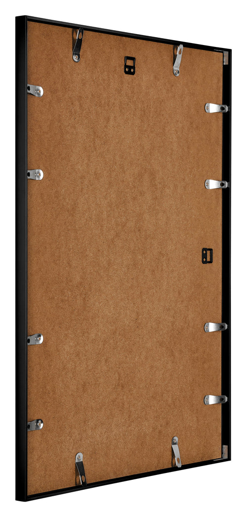 Austin Aluminium Bilderrahmen 29 7x42cm A3 Schwarz Hochglanz Ruckseite Schrag | Yourdecoration.de