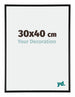 Austin Aluminium Bilderrahmen 30x40cm Schwarz Hochglanz Vorne Messe | Yourdecoration.de