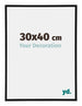 Austin Aluminium Bilderrahmen 30x40cm Schwarz Matt Vorne Messe | Yourdecoration.de