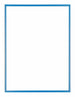 Austin Aluminium Bilderrahmen 30x40cm Stahl Blau Vorne | Yourdecoration.de
