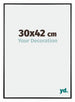 Austin Aluminium Bilderrahmen 30x42cm Schwarz Hochglanz Vorne Messe | Yourdecoration.de