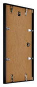 Austin Aluminium Bilderrahmen 30x50cm Schwarz Hochglanz Ruckseite Schrag | Yourdecoration.de