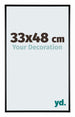 Austin Aluminium Bilderrahmen 33x48cm Schwarz Hochglanz Vorne Messe | Yourdecoration.de