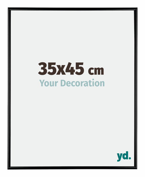 Austin Aluminium Bilderrahmen 35x45cm Schwarz Hochglanz Vorne Messe | Yourdecoration.de