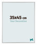 Austin Aluminium Bilderrahmen 35x45cm Silber Matt Vorne Messe | Yourdecoration.de