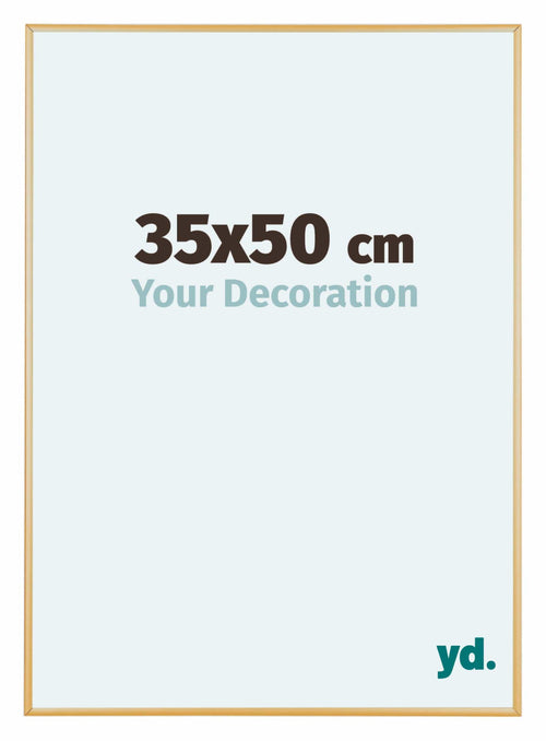 Austin Aluminium Bilderrahmen 35x50cm Gold Vintage Vorne Messe | Yourdecoration.de