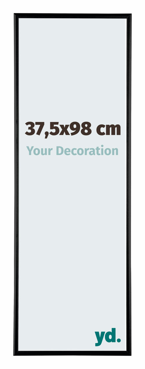 Austin Aluminium Bilderrahmen 37 5x98cm Schwarz Hochglanz Vorne Messe | Yourdecoration.de