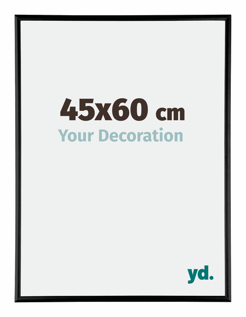 Austin Aluminium Bilderrahmen 45x60cm Schwarz Hochglanz Vorne Messe | Yourdecoration.de