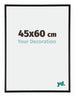 Austin Aluminium Bilderrahmen 45x60cm Schwarz Hochglanz Vorne Messe | Yourdecoration.de
