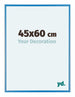 Austin Aluminium Bilderrahmen 45x60cm Stahl Blau Vorne Messe | Yourdecoration.de