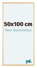 Austin Aluminium Bilderrahmen 50x100cm Gold Vintage Vorne Messe | Yourdecoration.de