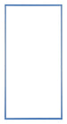Austin Aluminium Bilderrahmen 50x100cm Stahl Blau Vorne | Yourdecoration.de