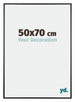Austin Aluminium Bilderrahmen 50x70cm Schwarz Hochglanz Vorne Messe | Yourdecoration.de