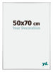 Austin Aluminium Bilderrahmen 50x70cm Silber Hochglanz Vorne Messe | Yourdecoration.de