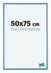 Austin Aluminium Bilderrahmen 50x75cm Stahl Blau Vorne Messe | Yourdecoration.de