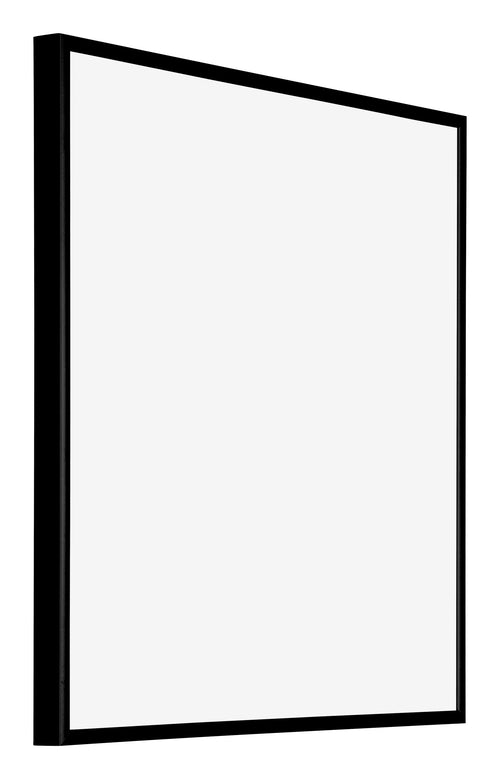 Austin Aluminium Bilderrahmen 55x55cm Schwarz Hochglanz Vorne Schrag | Yourdecoration.de