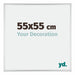 Austin Aluminium Bilderrahmen 55x55cm Silber Hochglanz Vorne Messe | Yourdecoration.de