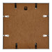 Austin Aluminium Bilderrahmen 60x60cm Silber Matt Ruckseite | Yourdecoration.de