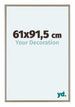 Austin Aluminium Bilderrahmen 61x91 5cm Champagner Vorne Messe | Yourdecoration.de