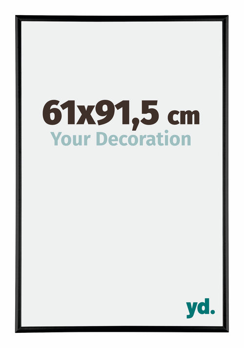 Austin Aluminium Bilderrahmen 61x91 5cm Schwarz Hochglanz Vorne Messe | Yourdecoration.de