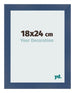 Bilderrahmen 18x24cm Dunkelblau Gewischt MDF Pisa Vorne Messe | Yourdecoration.de