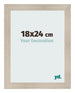 Bilderrahmen 18x24cm Eiche Rustikal MDF Pisa Vorne Messe | Yourdecoration.de