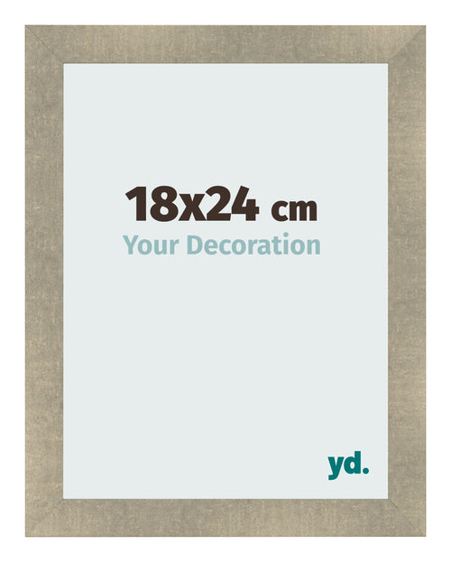 Bilderrahmen 18x24cm Gold Vintage MDF Pisa Vorne Messe | Yourdecoration.de
