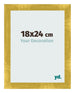 Bilderrahmen 18x24cm Gold Vintage MDF Pisa Vorne Messe | Yourdecoration.de