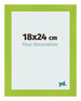 Bilderrahmen 18x24cm Grün MDF Pisa Vorne Messe | Yourdecoration.de