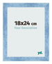 Bilderrahmen 18x24cm Hellblau Gewischt MDF Pisa Vorne Messe | Yourdecoration.de