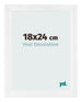 Bilderrahmen 18x24cm Weiß Vintage MDF Pisa Vorne Messe | Yourdecoration.de