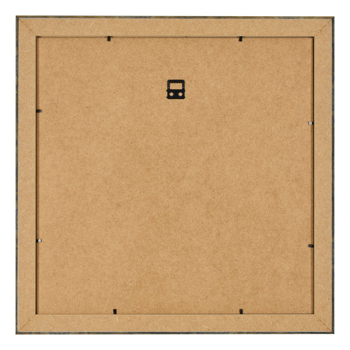 Bilderrahmen 20x20cm Blau Gold Meliert MDF Pisa Ruckseite | Yourdecoration.de