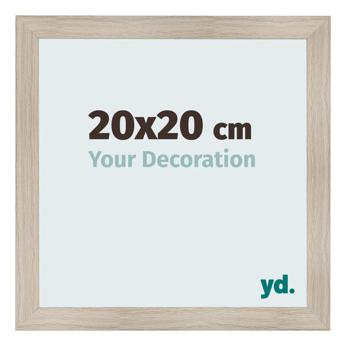 Bilderrahmen 20x20cm Eiche Rustikal MDF Pisa Vorne Messe | Yourdecoration.de
