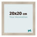 Bilderrahmen 20x20cm Eiche Rustikal MDF Pisa Vorne Messe | Yourdecoration.de