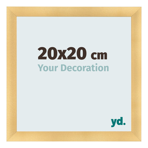 Bilderrahmen 20x20cm Gold Vintage MDF Pisa Vorne Messe | Yourdecoration.de