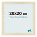 Bilderrahmen 20x20cm Sonoma Eiche MDF Pisa Vorne Messe | Yourdecoration.de