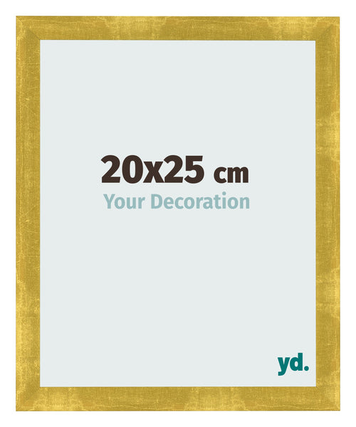 Bilderrahmen 20x25cm Gold Vintage MDF Pisa Vorne Messe | Yourdecoration.de