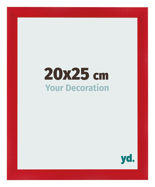 Bilderrahmen 20x25cm Rot MDF Pisa Vorne Messe | Yourdecoration.de