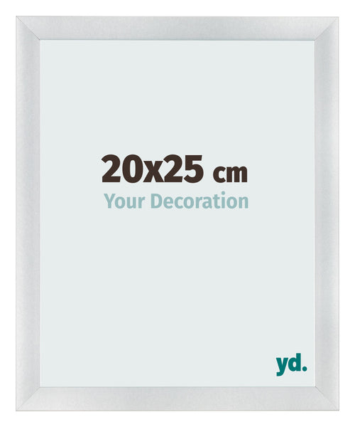 Bilderrahmen 20x25cm Silber Schwarz Gewischt MDF Pisa Vorne Messe | Yourdecoration.de